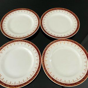 Alfred Meakin "Golden Mae" Collectible 7" Saucers - Set of 4